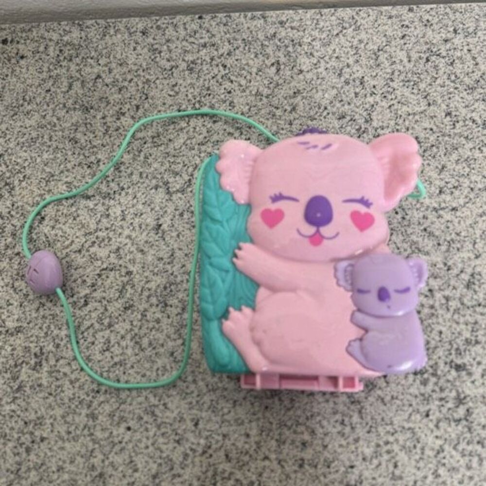 Polly Pocket Koala Adventures Purse Compact Dolls Animals Outback Playset